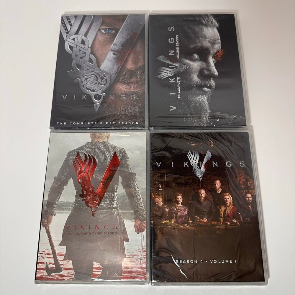 Vikings DVD Sets Seasons 1-4 Vol.1 DVD Bundles NEW UNOPENED